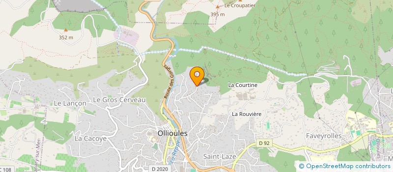 localisation de l'entreprise MADAME MARINE PANETTO  OLLIOULES