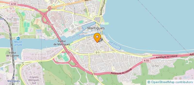 localisation de l'entreprise MADAME MARINE PANIER à MARTIGUES