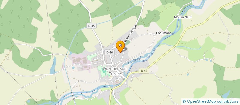 localisation de l'entreprise MADAME MARINE PAPIOT à OUZOUER-SUR-TREZEE