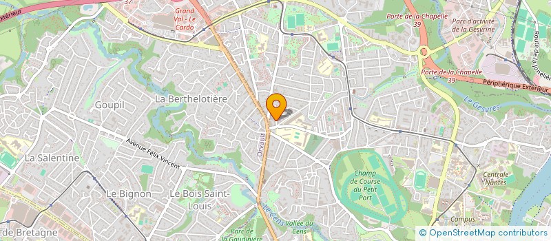 localisation de l'entreprise MADAME MARINE PARENT à NANTES