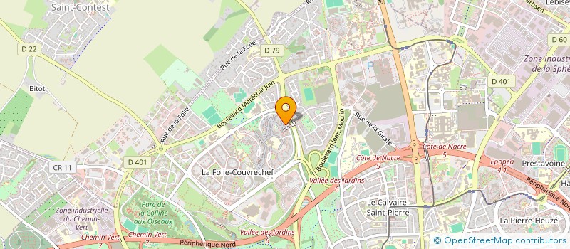 localisation de l'entreprise MADAME MARINE PASSAVANT à CAEN