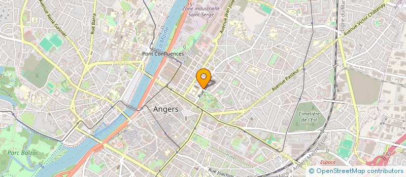 localisation de l'entreprise MADAME MARINE PATEU à ANGERS