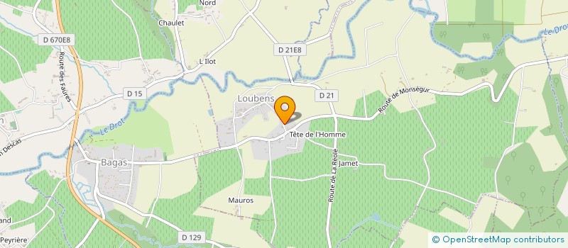 localisation de l'entreprise MADAME MARINE PAULHIAC  LOUBENS