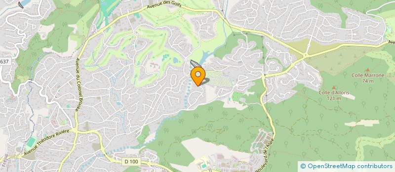 localisation de l'entreprise MADAME MARINE PAUWELS à SAINT-RAPHAEL