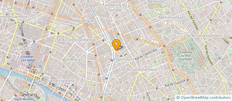 localisation de l'entreprise MADAME MARINE PAVE  PARIS