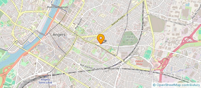 localisation de l'entreprise MADAME MARINE PECORARI à ANGERS