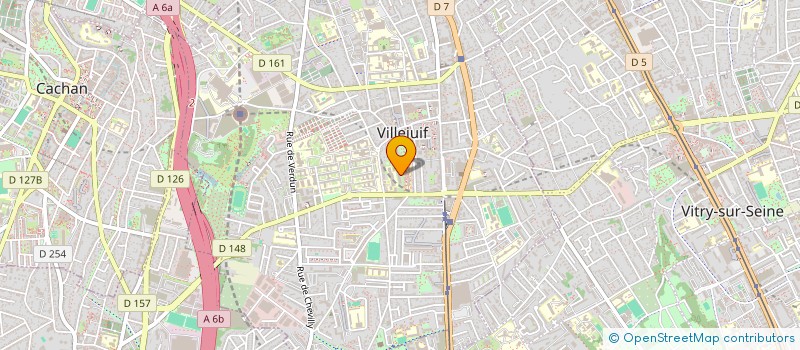 localisation de l'entreprise MADAME MARINE PELETER  VILLEJUIF