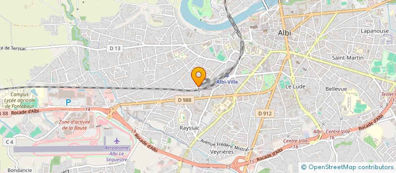 localisation de l'entreprise MADAME MARINE PENAULT à ALBI