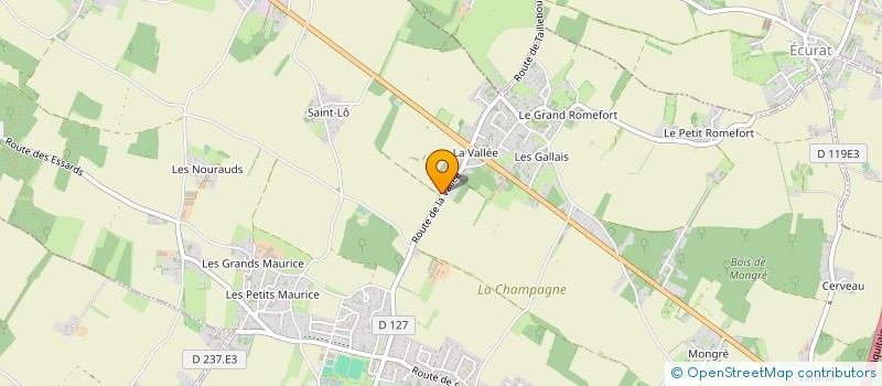 localisation de l'entreprise MADAME MARINE PEQUIN  SAINT-GEORGES-DES-COTEAUX