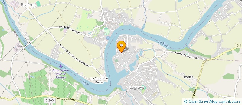 localisation de l'entreprise MADAME MARINE PEREZ  LAGRAVE