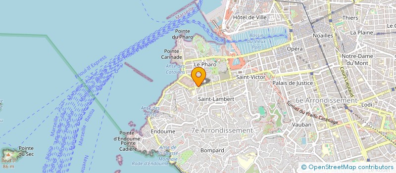 localisation de l'entreprise MADAME MARINE PERINEL à MARSEILLE