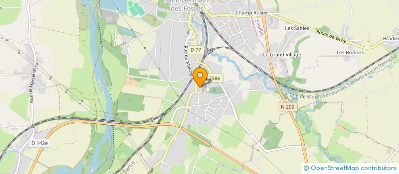 localisation de l'entreprise MADAME MARINE PEROT  SAINT-GERMAIN-DES-FOSSES