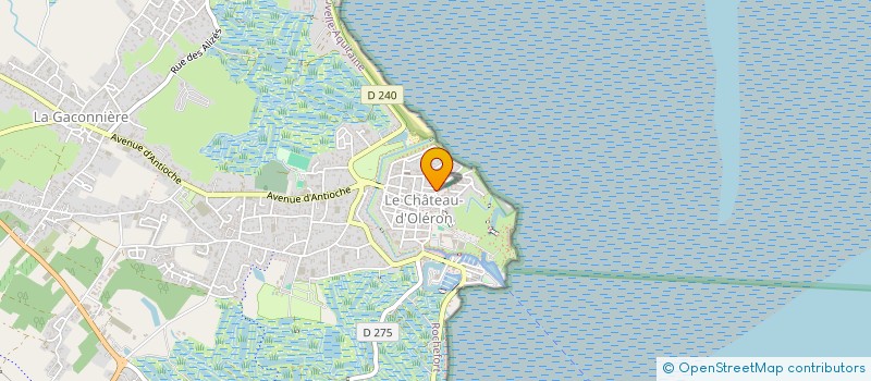 localisation de l'entreprise MADAME MARINE PEROU  LE CHATEAU-D'OLERON