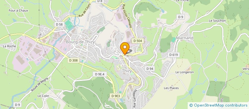 localisation de l'entreprise MADAME MARINE PERRAUD  THIZY-LES-BOURGS