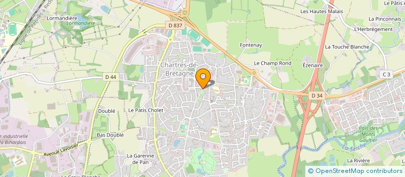 localisation de l'entreprise MADAME MARINE PERREAU  CHARTRES-DE-BRETAGNE