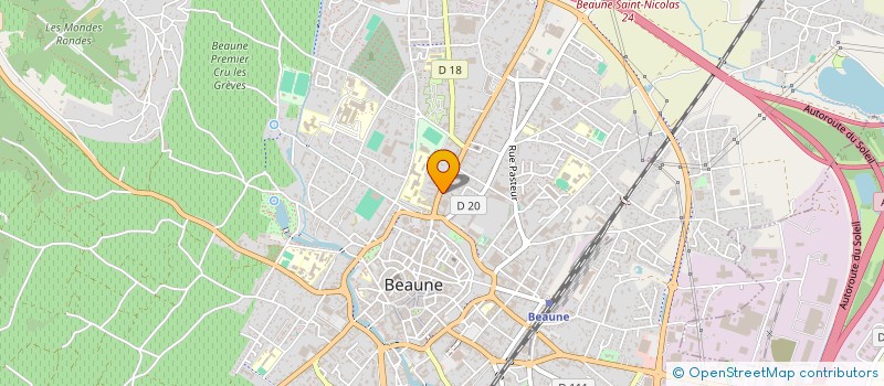 localisation de l'entreprise MADAME MARINE PERRET à BEAUNE