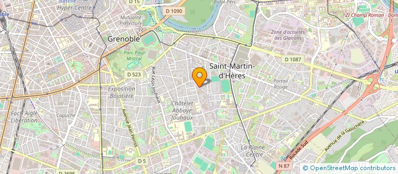 localisation de l'entreprise MADAME MARINE PERRIAT  SAINT-MARTIN-D'HERES