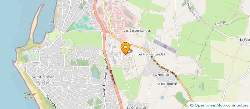 localisation de l'entreprise MADAME MARINE PERRIN à SAINT-BREVIN-LES-PINS