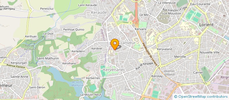 localisation de l'entreprise MADAME MARINE PERRIN  LORIENT