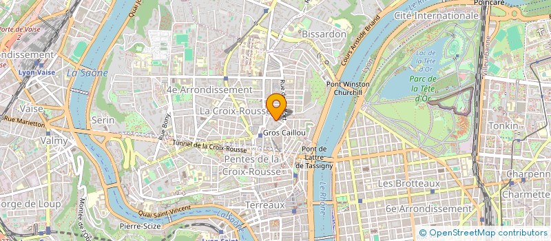 localisation de l'entreprise MADAME MARINE PETERS à LYON