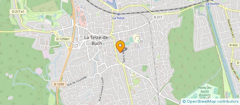 localisation de l'entreprise MADAME MARINE PETIT à LA TESTE-DE-BUCH