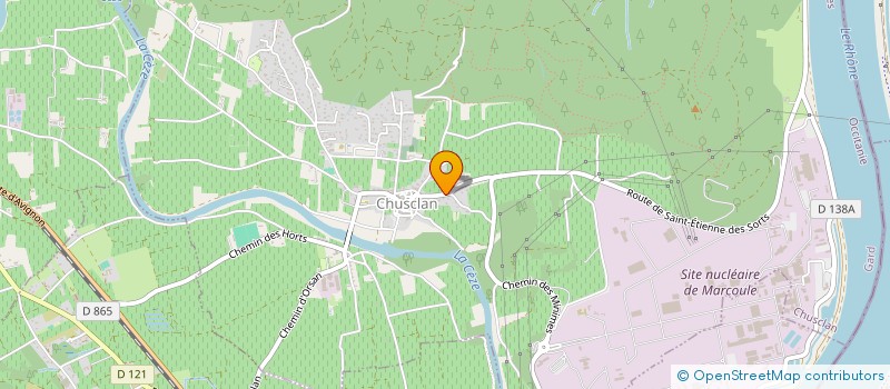 localisation de l'entreprise MADAME MARINE PETIT  CHUSCLAN