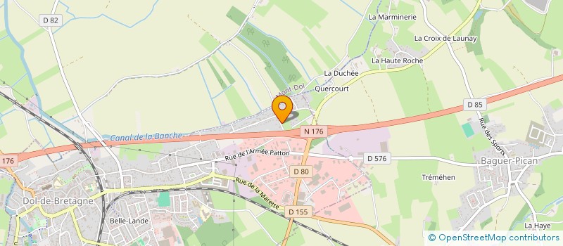 localisation de l'entreprise MADAME MARINE PETITPAS  DOL-DE-BRETAGNE