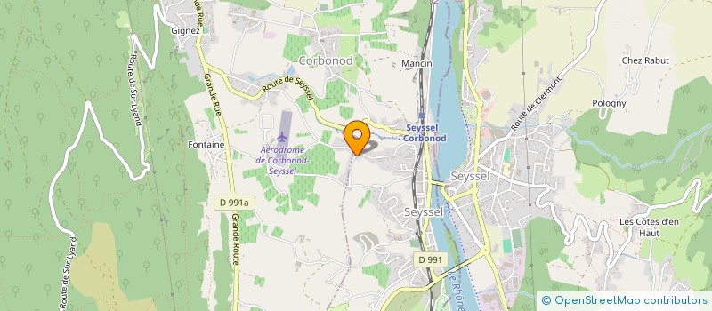 localisation de l'entreprise MADAME MARINE PETITPEZ  SEYSSEL