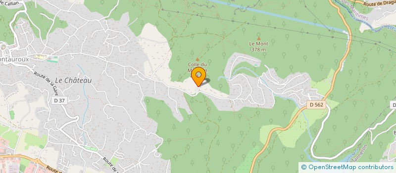 localisation de l'entreprise MADAME MARINE PEUREUX  MONTAUROUX