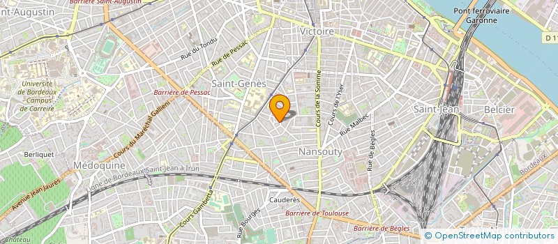 localisation de l'entreprise MADAME MARINE PHILIPPE à BORDEAUX