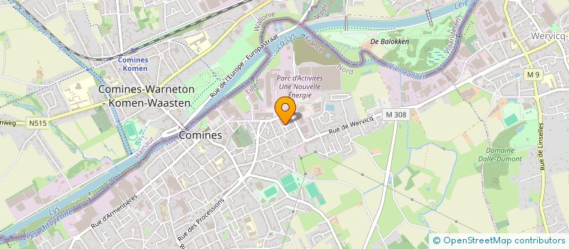 localisation de l'entreprise MADAME MARINE PHILIPPONNEAU  DEULEMONT