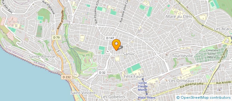 localisation de l'entreprise MADAME MARINE PHLIPAUX  LE HAVRE