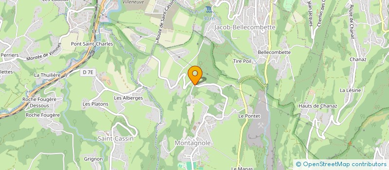 localisation de l'entreprise MADAME MARINE PIANTONI  MONTAGNOLE