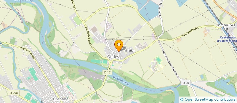 localisation de l'entreprise MADAME MARINE PICARD  ONDES