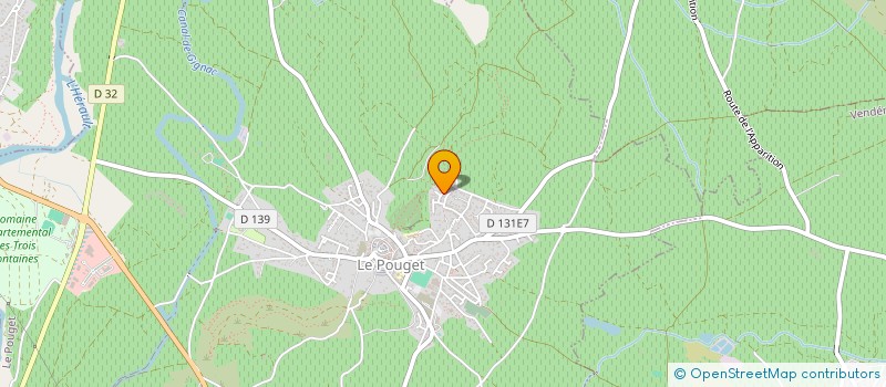 localisation de l'entreprise MADAME MARINE PICAZO  LE POUGET
