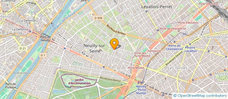 localisation de l'entreprise MADAME MARINE PIEL à NEUILLY-SUR-SEINE