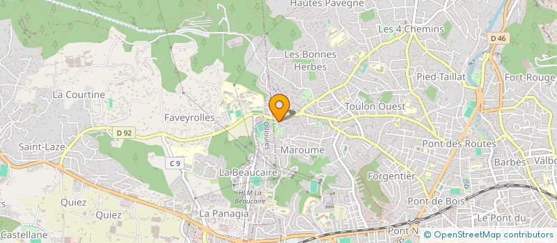 localisation de l'entreprise MADAME MARINE PIEUX  TOULON