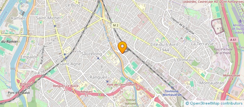 localisation de l'entreprise MADAME MARINE PINEL à TOULOUSE