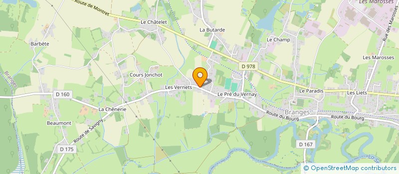 localisation de l'entreprise MADAME MARINE PINTO  BRANGES