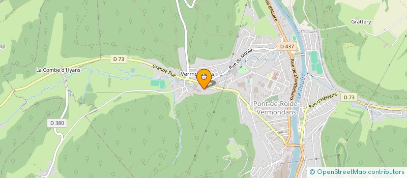 localisation de l'entreprise MADAME MARINE PION  PONT-DE-ROIDE