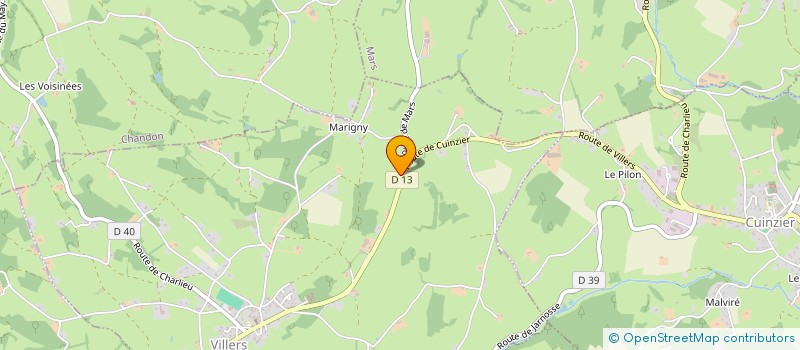 localisation de l'entreprise MADAME MARINE PISTER  VILLERS