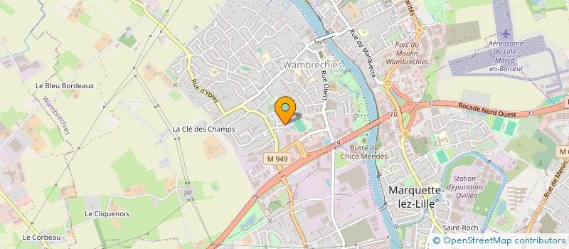 localisation de l'entreprise MADAME MARINE PLACE  WAMBRECHIES