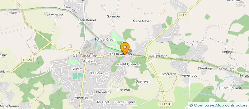 localisation de l'entreprise MADAME MARINE PLANTIER  SAINTE-ANNE-D'AURAY