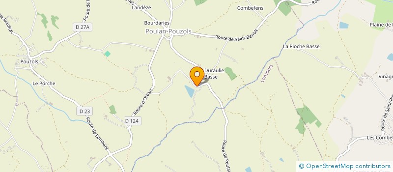 localisation de l'entreprise MADAME MARINE PLAZOLLES  POULAN-POUZOLS