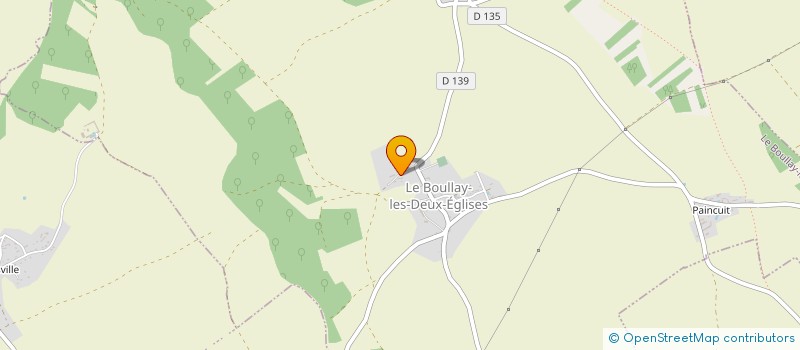localisation de l'entreprise MADAME MARINE PLESSIS à LE BOULLAY-LES-DEUX-EGLISES