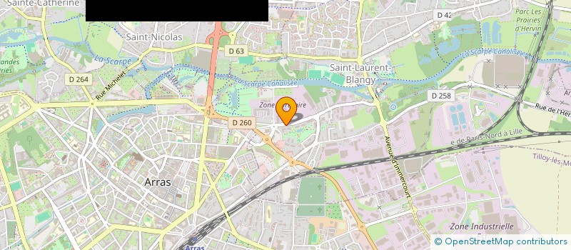 localisation de l'entreprise MADAME MARINE PLESSIS  SAINT-LAURENT-BLANGY