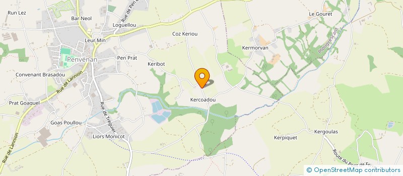 localisation de l'entreprise MADAME MARINE POBEL  PENVENAN