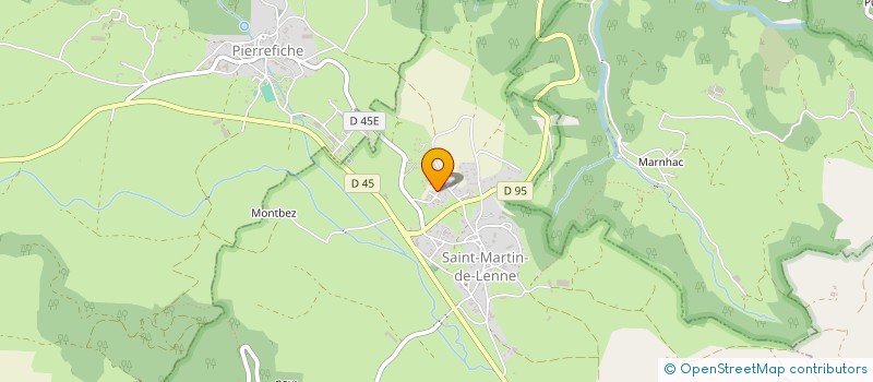 localisation de l'entreprise MADAME MARINE POCZERNIN  SAINT-MARTIN-DE-LENNE