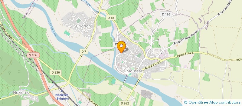 localisation de l'entreprise MADAME MARINE PODENCE  MOUSSAC