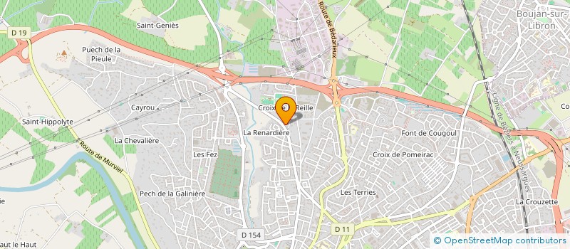localisation de l'entreprise MADAME MARINE POIZAT à BEZIERS